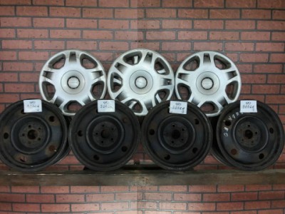 Диски штампованные Subaru Б/У 6*R15  PCD 5*100 DIA 55 ET 27