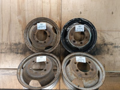 Диски штампованные ГАЗЕЛЬ Б/У 5.5*R16  PCD 6*170 DIA 130.1 ET 105
