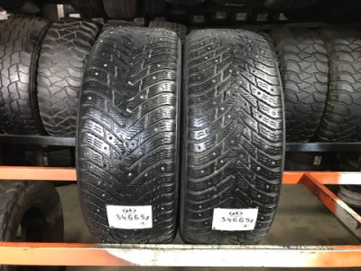 225/55/17 NOKIAN TYRES HAKKAPELIITTA 8 Зимние шипованные бу