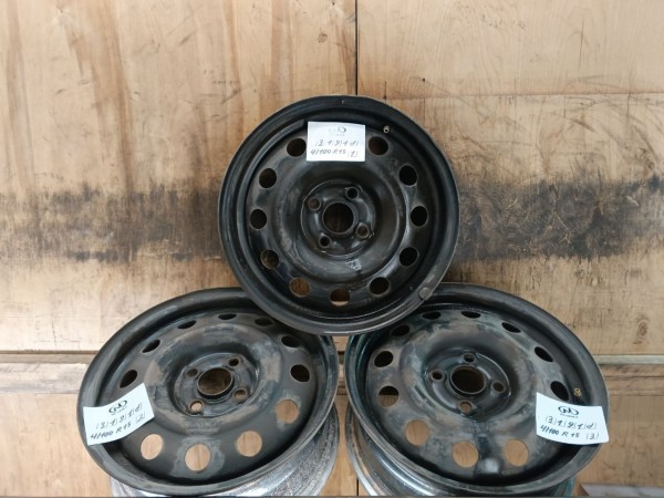 Диски штампованные KIA Б/У 6*R15  PCD 4*100 DIA 55 ET 48