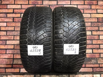 225/50/17 CONTINENTAL ICE CONTACT Зимние шипованные бу