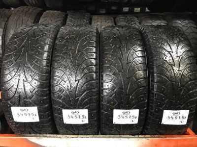 195/65/15 HANKOOK WINTER I'PIKE Зимние шипованные бу