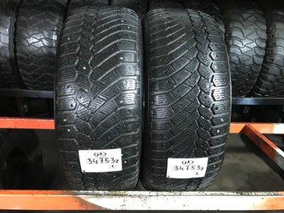 205/60/16 CONTINENTAL CONTIICECONTACT Зимние шипованные бу
