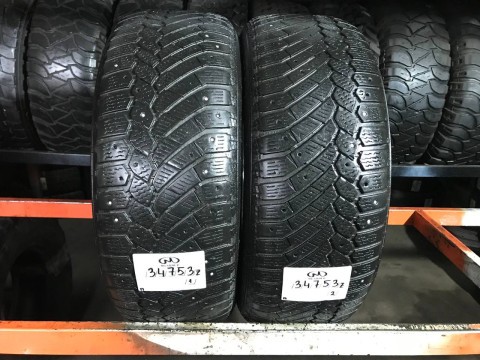 205/60/16 CONTINENTAL CONTIICECONTACT Зимние шипованные бу
