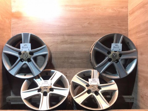 Диски литые Mazda Б/У 6*R16  PCD 5*114.3 DIA 55 ET 45