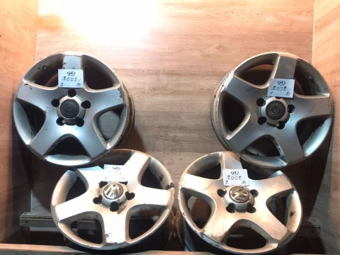 Диски литые Volkswagen Б/У 6*R16  PCD 5*108 DIA 60 ET 45